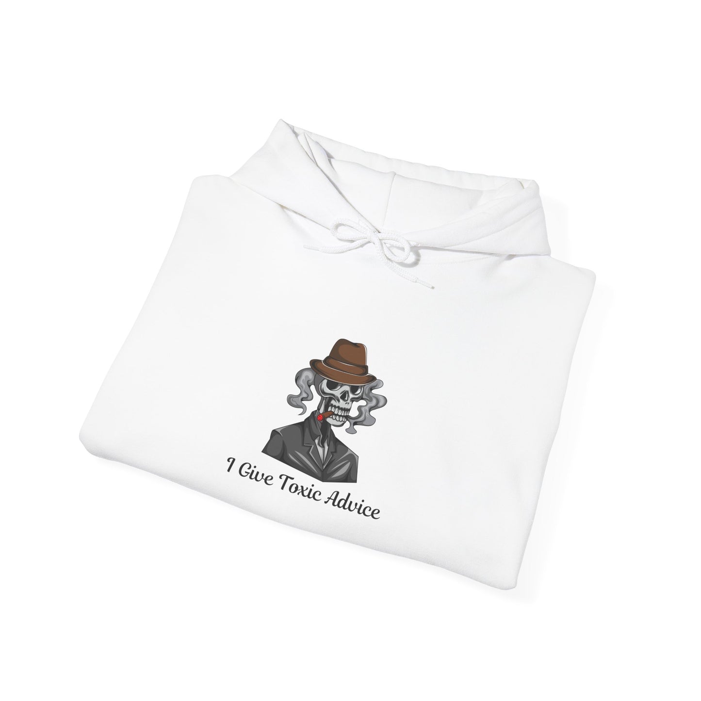 I Give Toxic Advice Unisex Hoodie - Stylish Heavy Blend Sweatshirt for Humor Lovers Toxic Bad Boy Bad Girl Evil Pullover Sweater