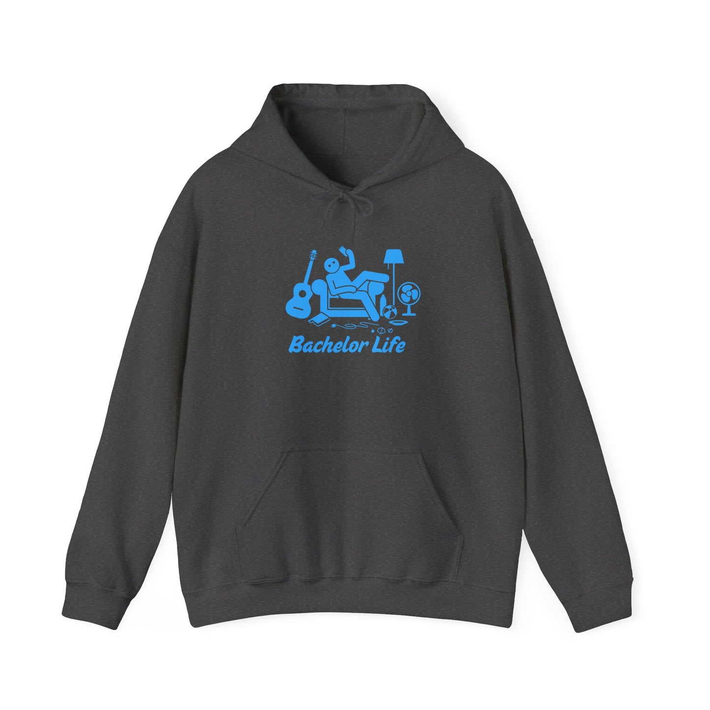 Bachelor Life Hoodie Sweater Pullover Single Man Hooded Sweatshirt Comfy Unisex Sweatshirt
