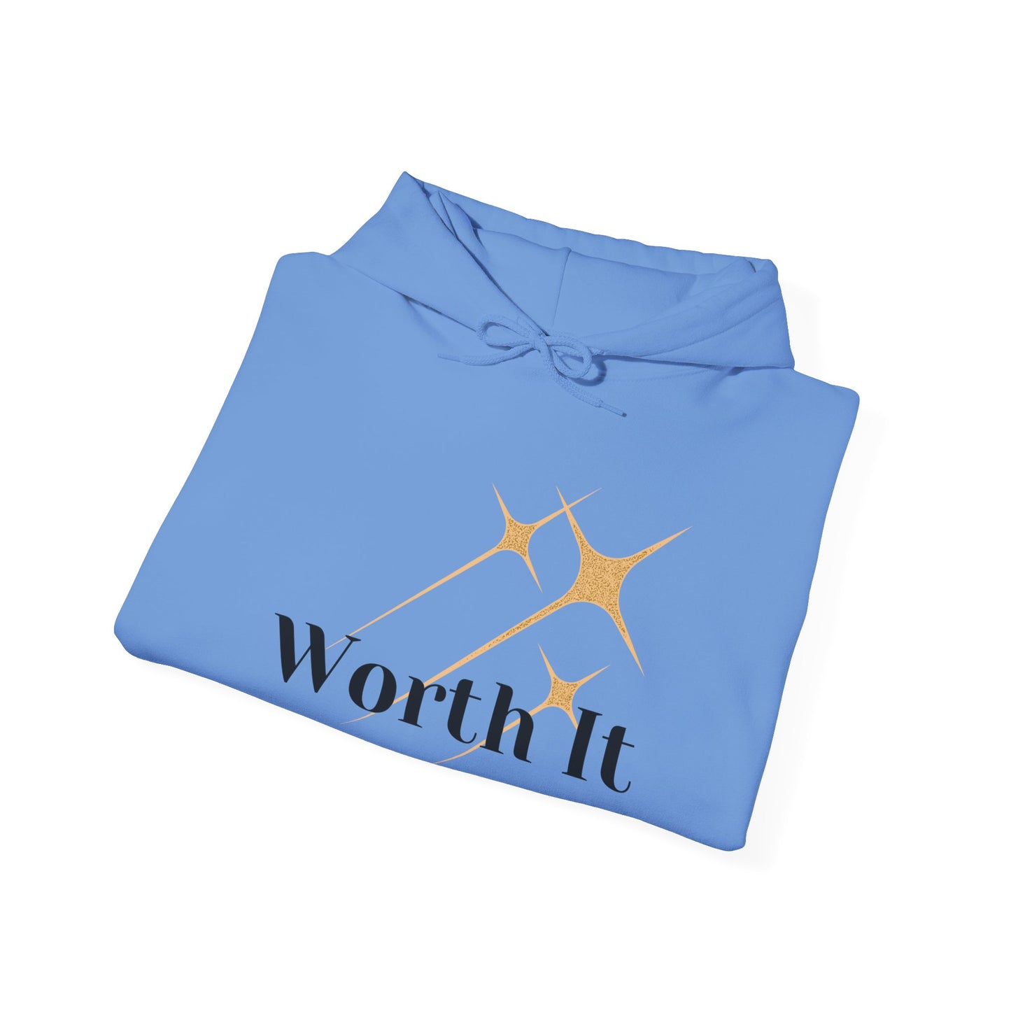 Worth It Unisex Heavy Blend™ Hooded Sweatshirt Self Love Confident Self Confidence Baddie Catch Siren