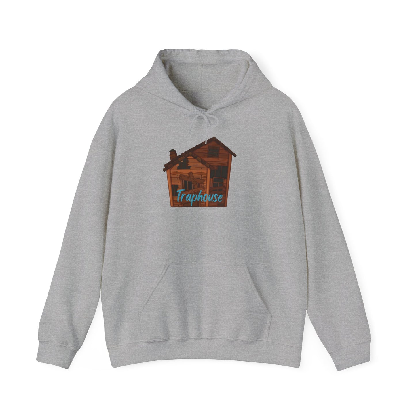 Trap House Sweatshirt Hoodie Abandoned House Bando Street Life Pullover Sweater