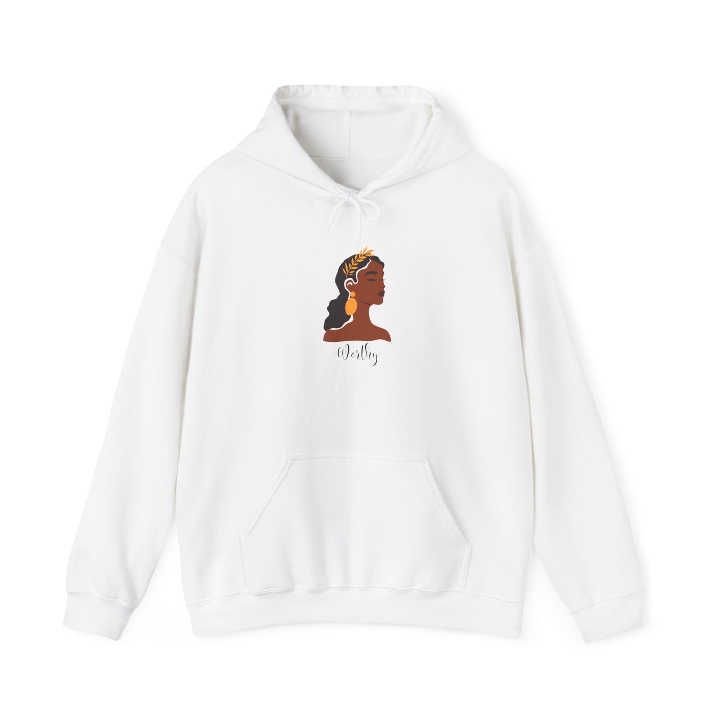Worthy Sweater Pullover Empowered Woman Unisex Heavy Blend Hooded Sweatshirt