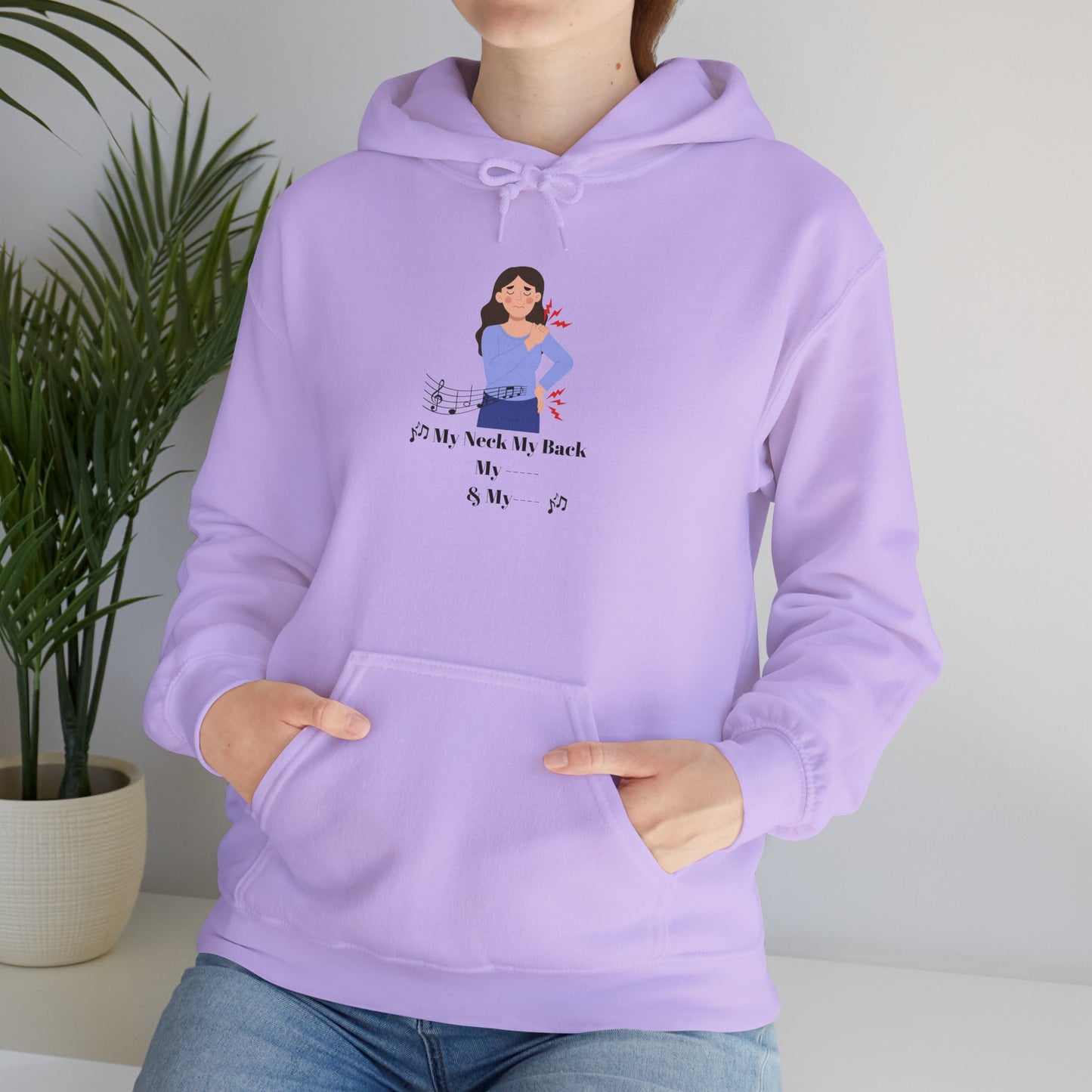 My Neck My Back Hoodie Funny Shirt Old Hip Hop Song Pullover Sweater Unisex Heavy Blend