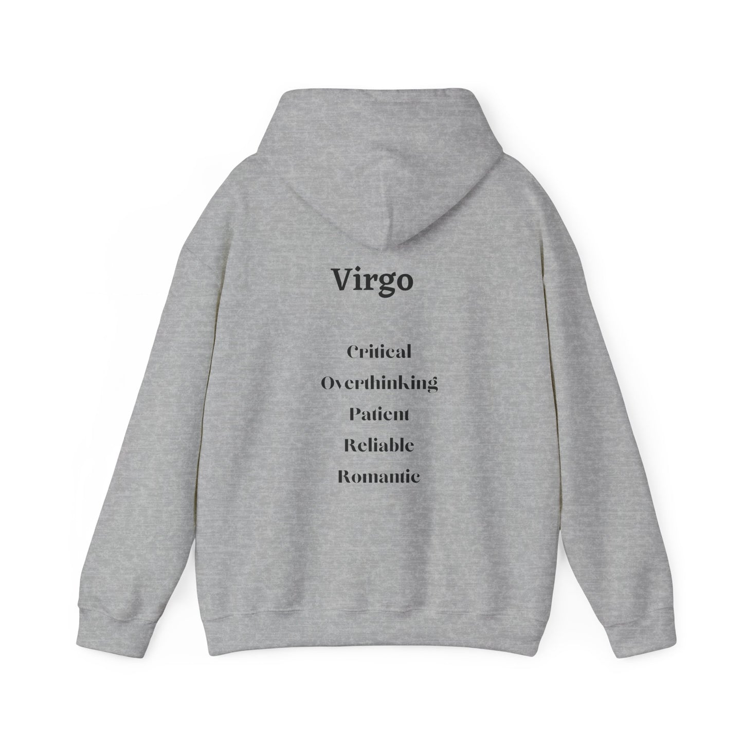 Virgo Zodiac Astrology With Traits Unisex Heavy Blend Hooded Sweatshirt