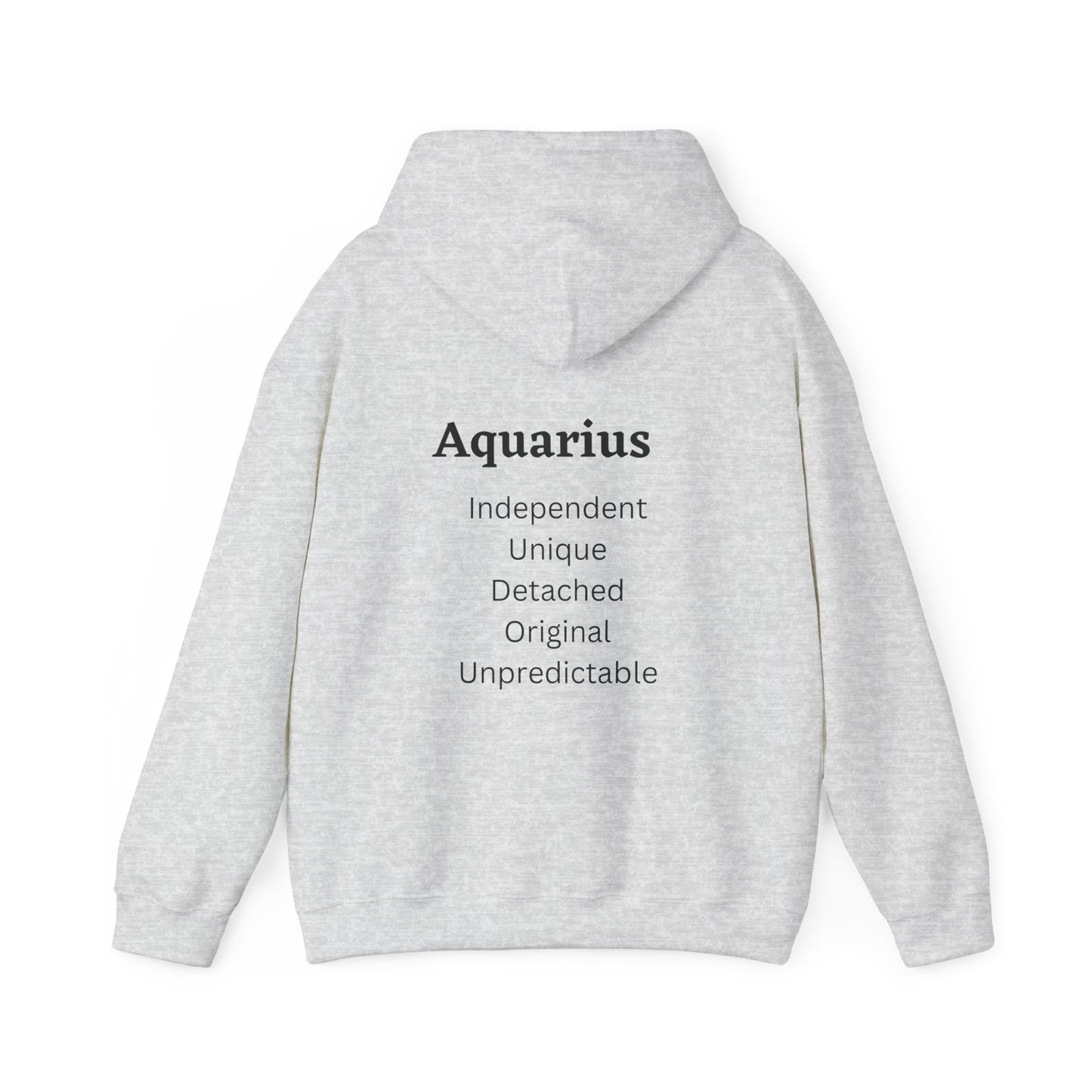 Aquarius Zodiac Astrology With Traits Unisex Heavy Blend Hooded Sweatshirt Zodiac Shirt Astrology Shirt Pullover Hoodie