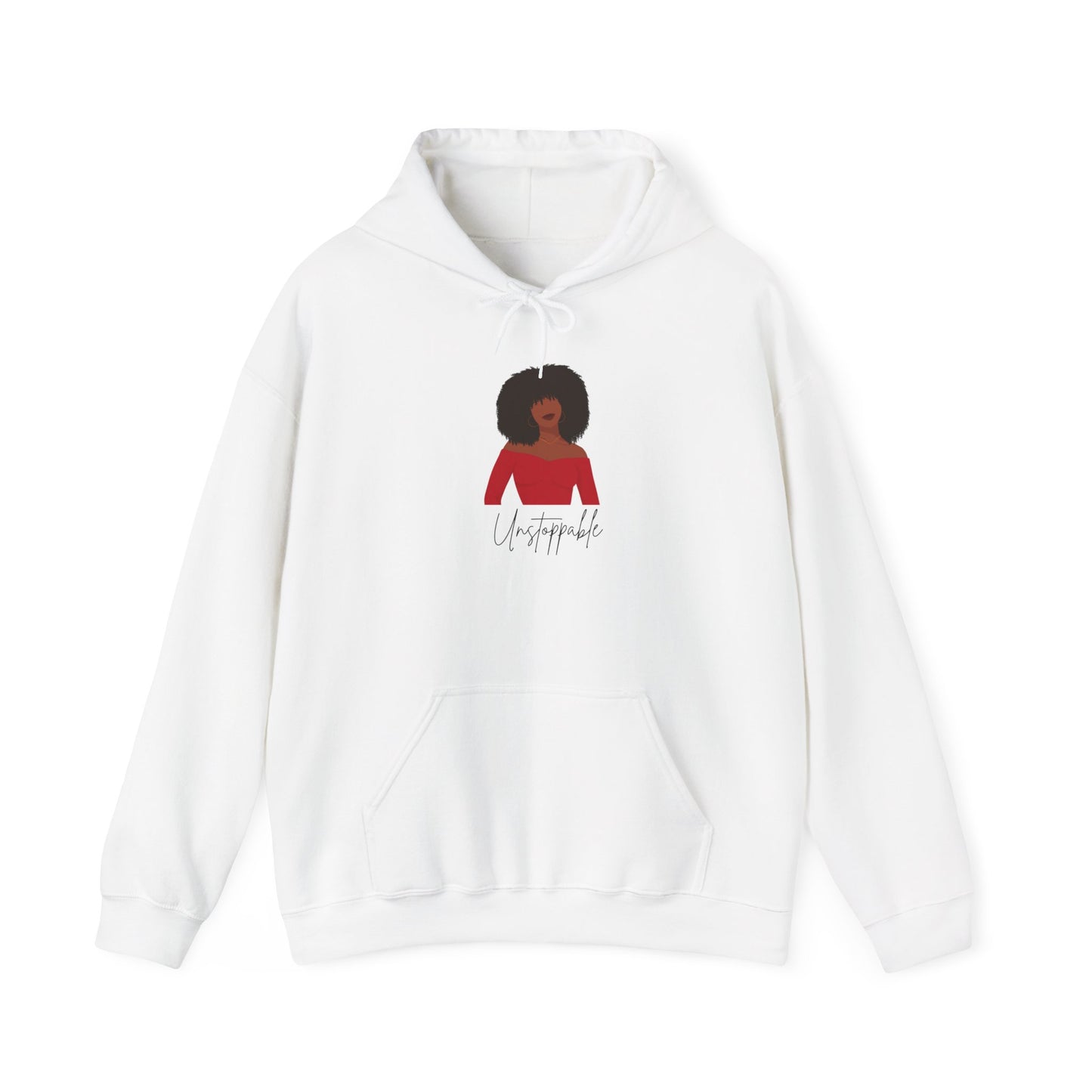 Unstoppable Sweater Pullover Empowering Unisex Heavy Blend™ Hoodie - 'Unstoppable' Design for Everyday Comfort