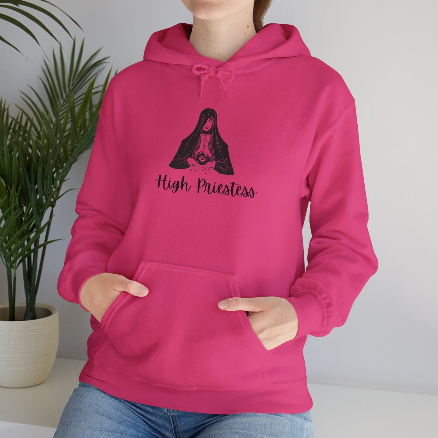 High Priestess Unisex Hoodie Spiritual & Mystical Sweatshirt Pullover Hoodie
