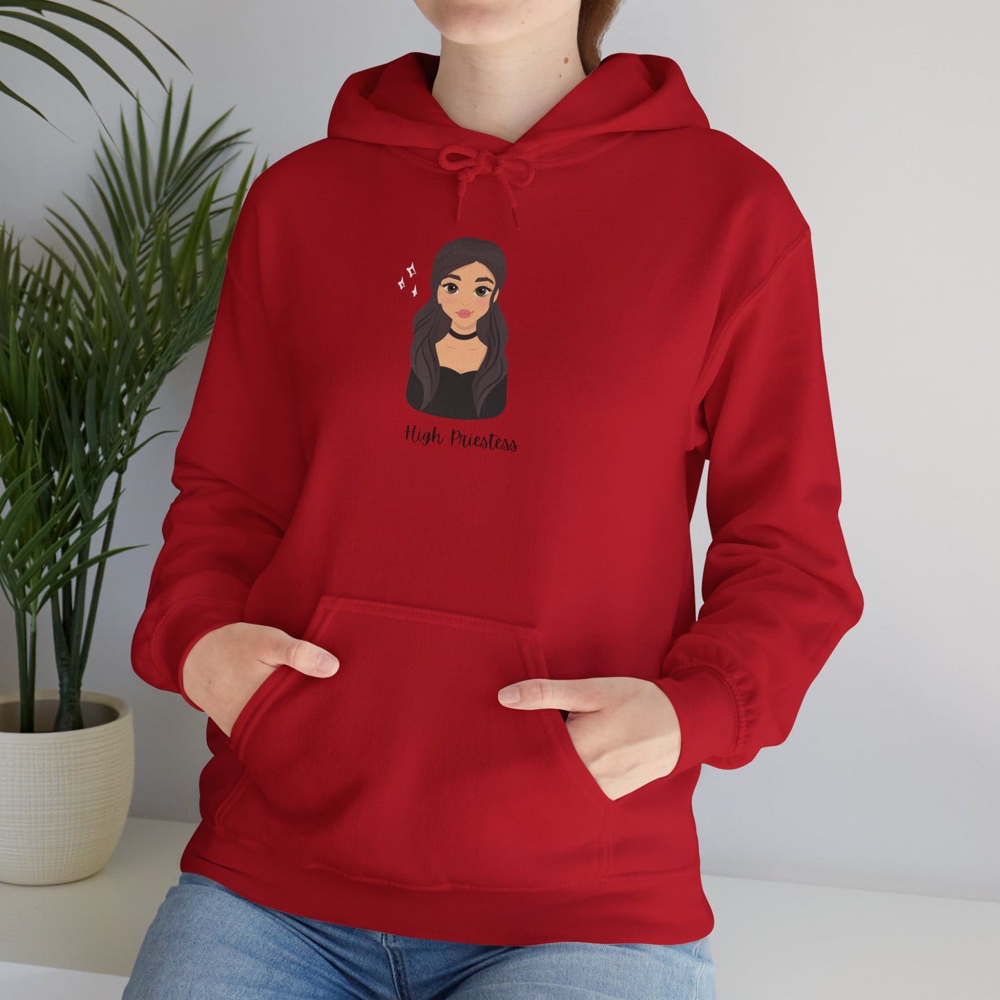 High Priestess Unisex Heavy Blend Hooded Sweatshirt Sweater Pullover Hoodie