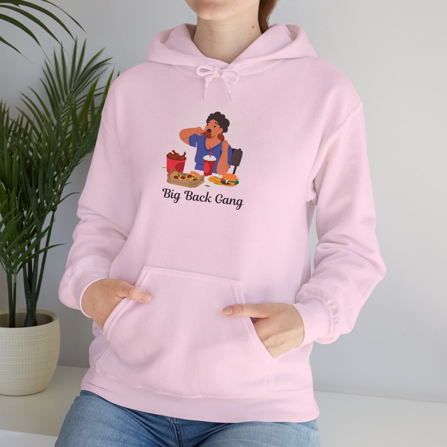 Plus Size Gang Unisex Hoodie Comfortable Casual Sweatshirt Pullover Sweater