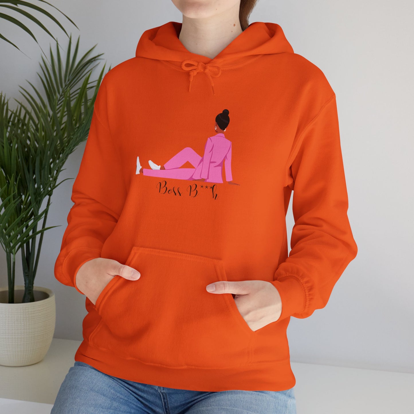 Boss Hoodie Sweater Unisex Heavy Blend Hooded Sweatshirt