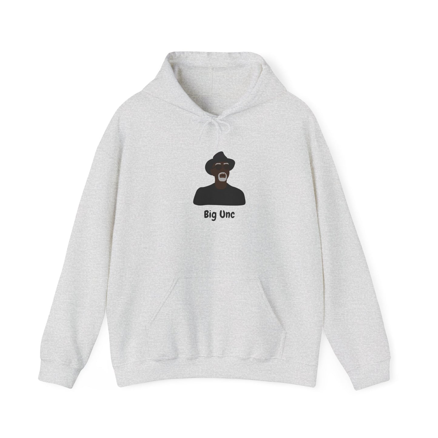 Big Unc Hoodie Unisex Heavy Blend™ Hooded Sweatshirt Big Uncle Slang African American Black Man Older Man Pullover Sweatshirt Hoodie