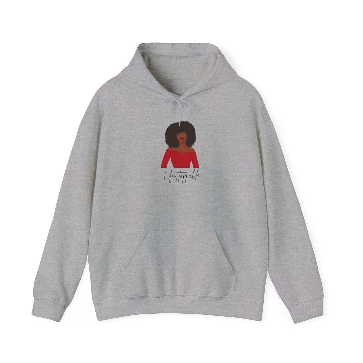 Unstoppable Sweater Pullover Empowering Unisex Heavy Blend™ Hoodie - 'Unstoppable' Design for Everyday Comfort