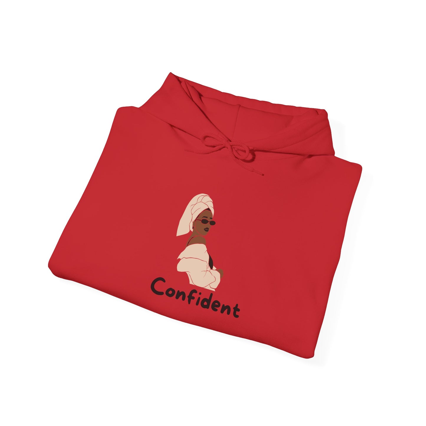 Confident Unisex Hooded Sweatshirt Sweater Pullover Hoodie