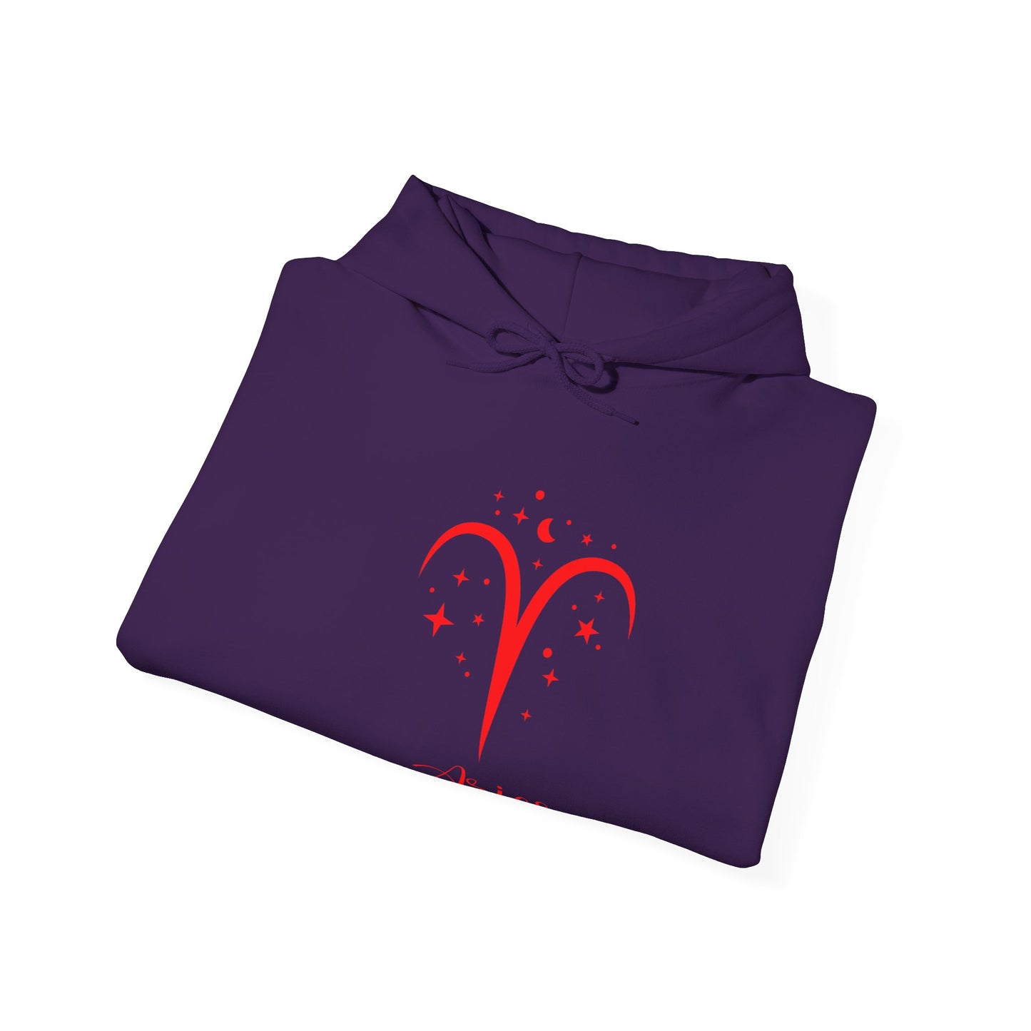 Aries Zodiac Sign Unisex Heavy Blend Hooded Sweatshirt