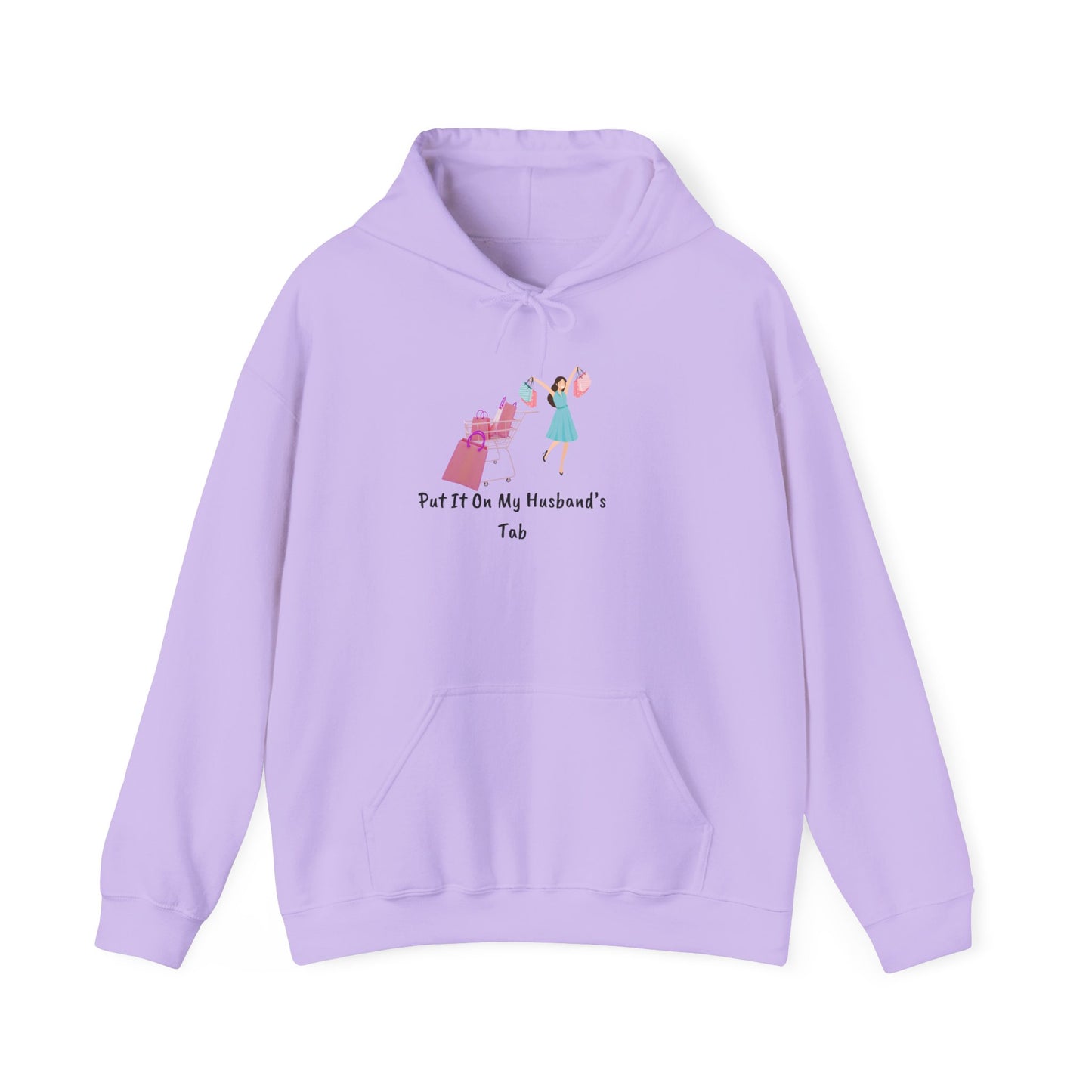 Put It On My Husband's Tab Hoodie Sweater Pullover Hooded Sweatshirt
