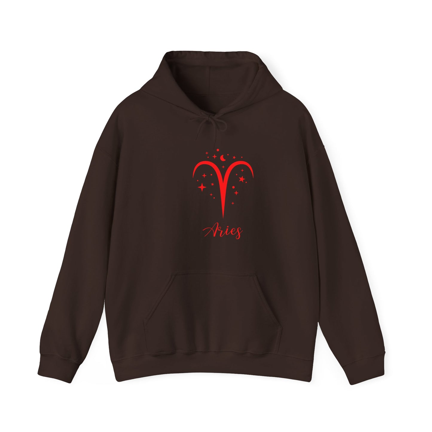 Aries Zodiac Sign Unisex Heavy Blend Hooded Sweatshirt