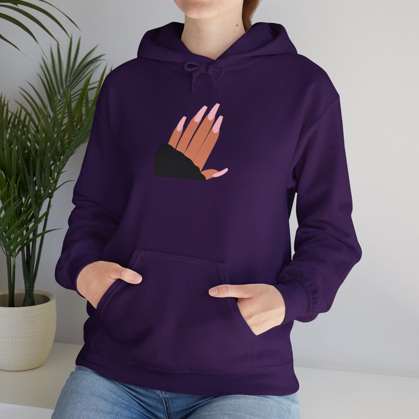 Chic Nail Art Unisex Hoodie - Cozy Sweatshirt Pullover Sweater