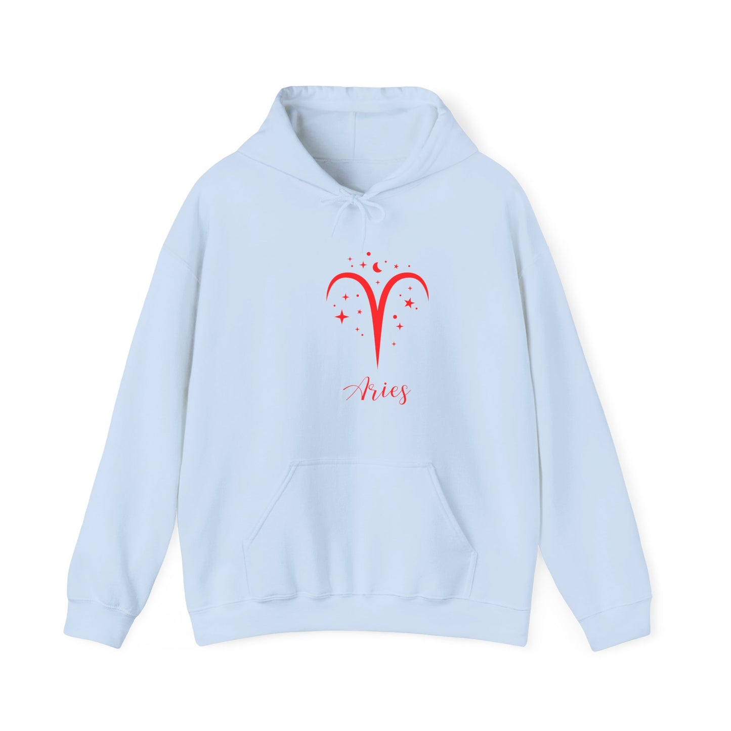 Aries Zodiac Sign Unisex Heavy Blend Hooded Sweatshirt