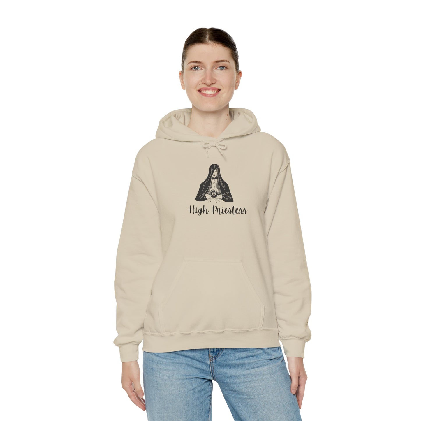 High Priestess Unisex Hoodie Spiritual & Mystical Sweatshirt Pullover Hoodie