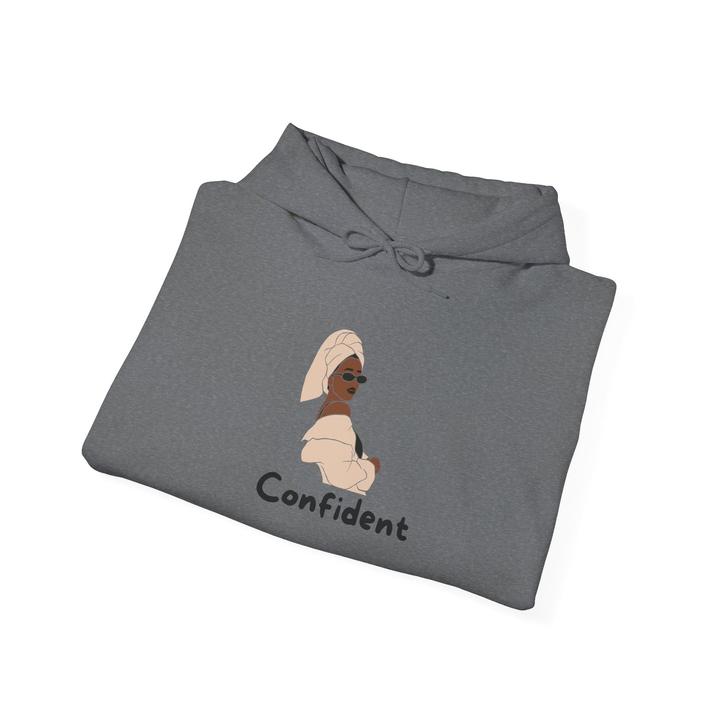 Confident Unisex Hooded Sweatshirt Sweater Pullover Hoodie