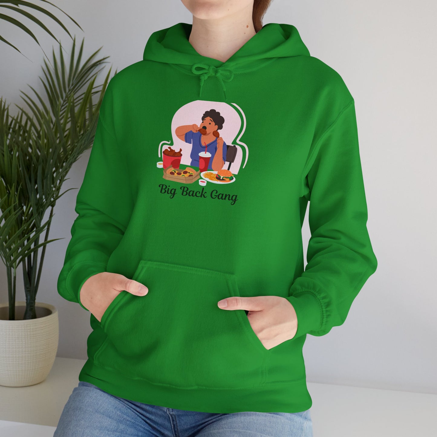 Plus Size Gang Unisex Hoodie Comfortable Casual Sweatshirt Pullover Sweater
