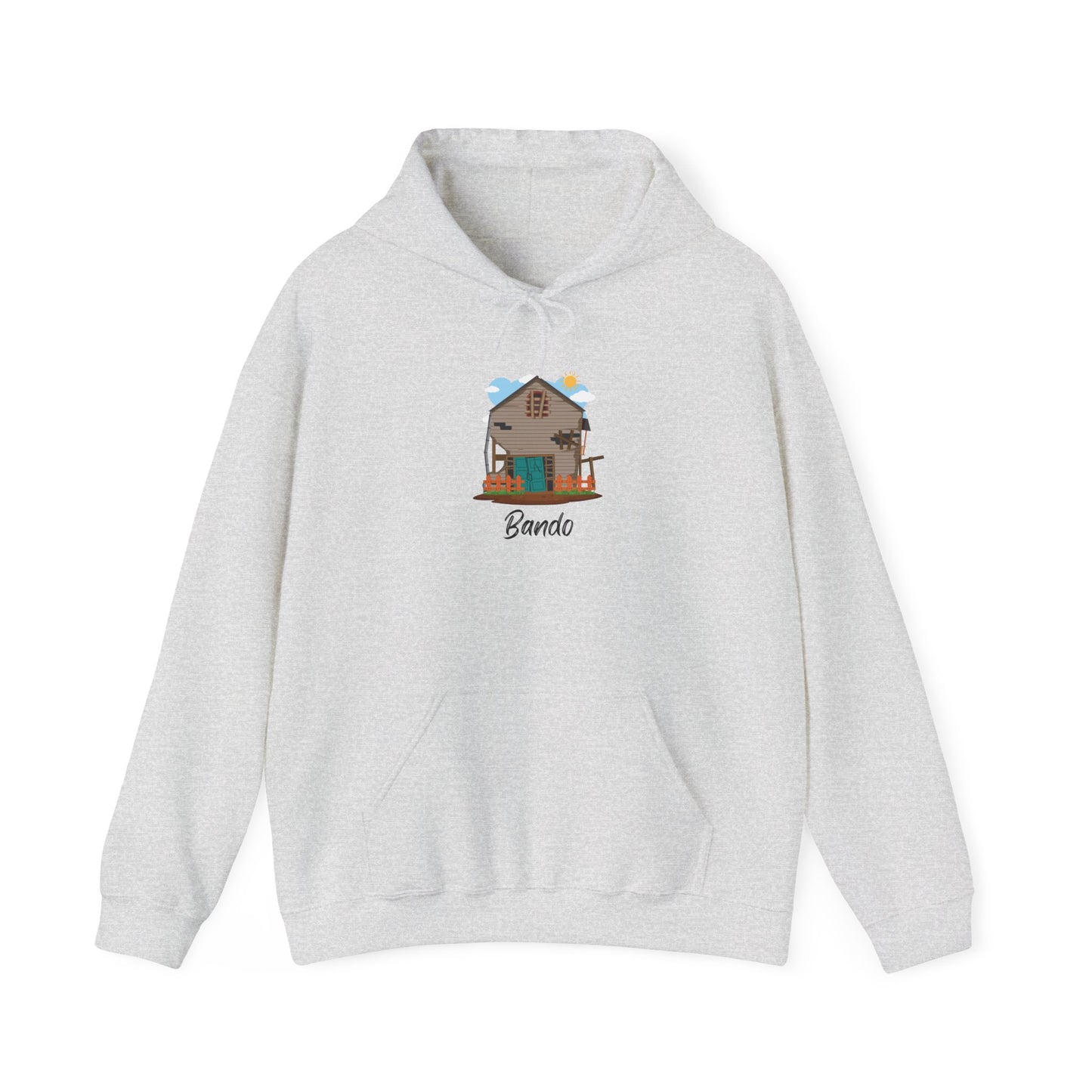 Bando Hoodie Pullover Unisex Heavy Blend™ Hooded Sweatshirt Abandoned House Streets Hip Hop Pullover Sweater Hoodie