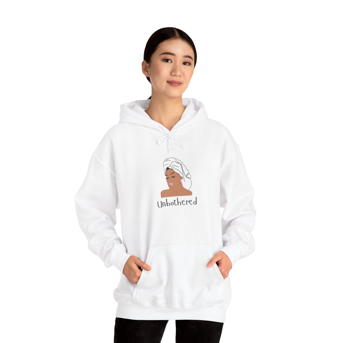 Unbothered Sweater Pullover Unisex Heavy Blend Hooded Sweatshirt Graphic Cozy Hoodie
