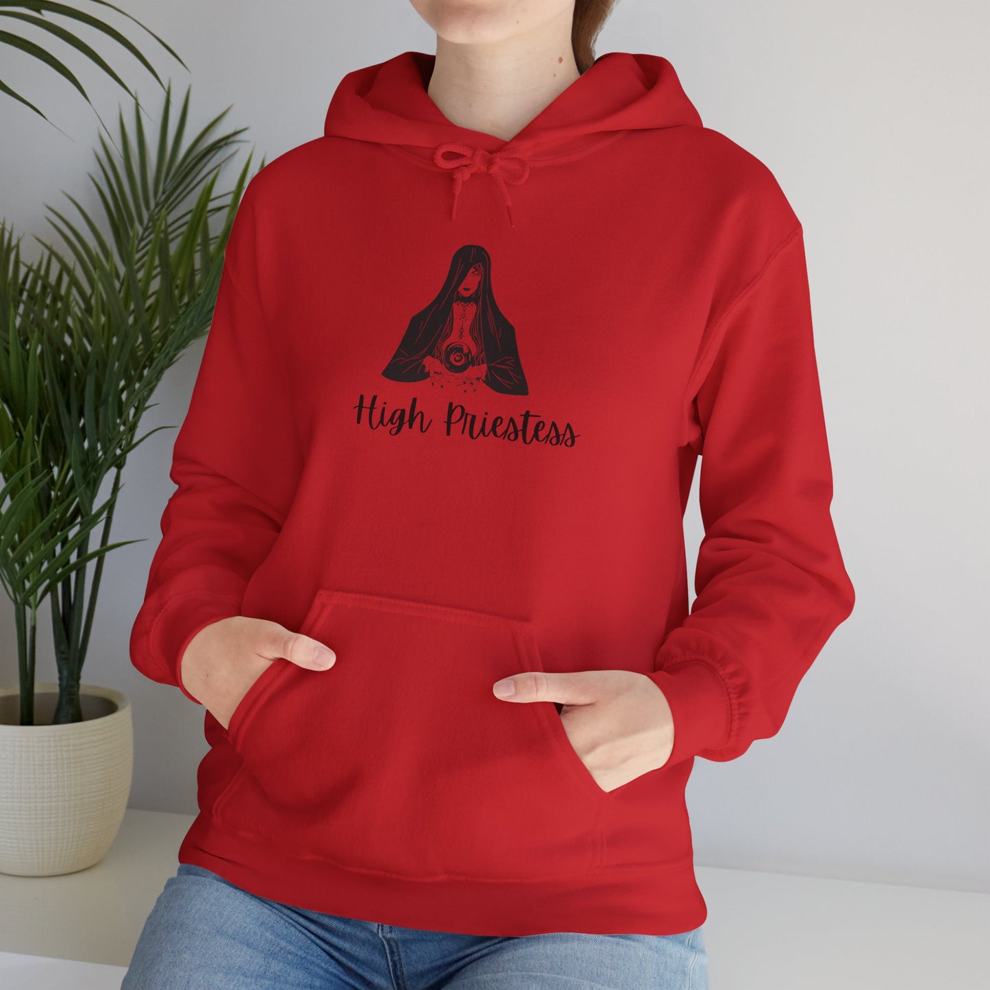 High Priestess Unisex Hoodie Spiritual & Mystical Sweatshirt Pullover Hoodie