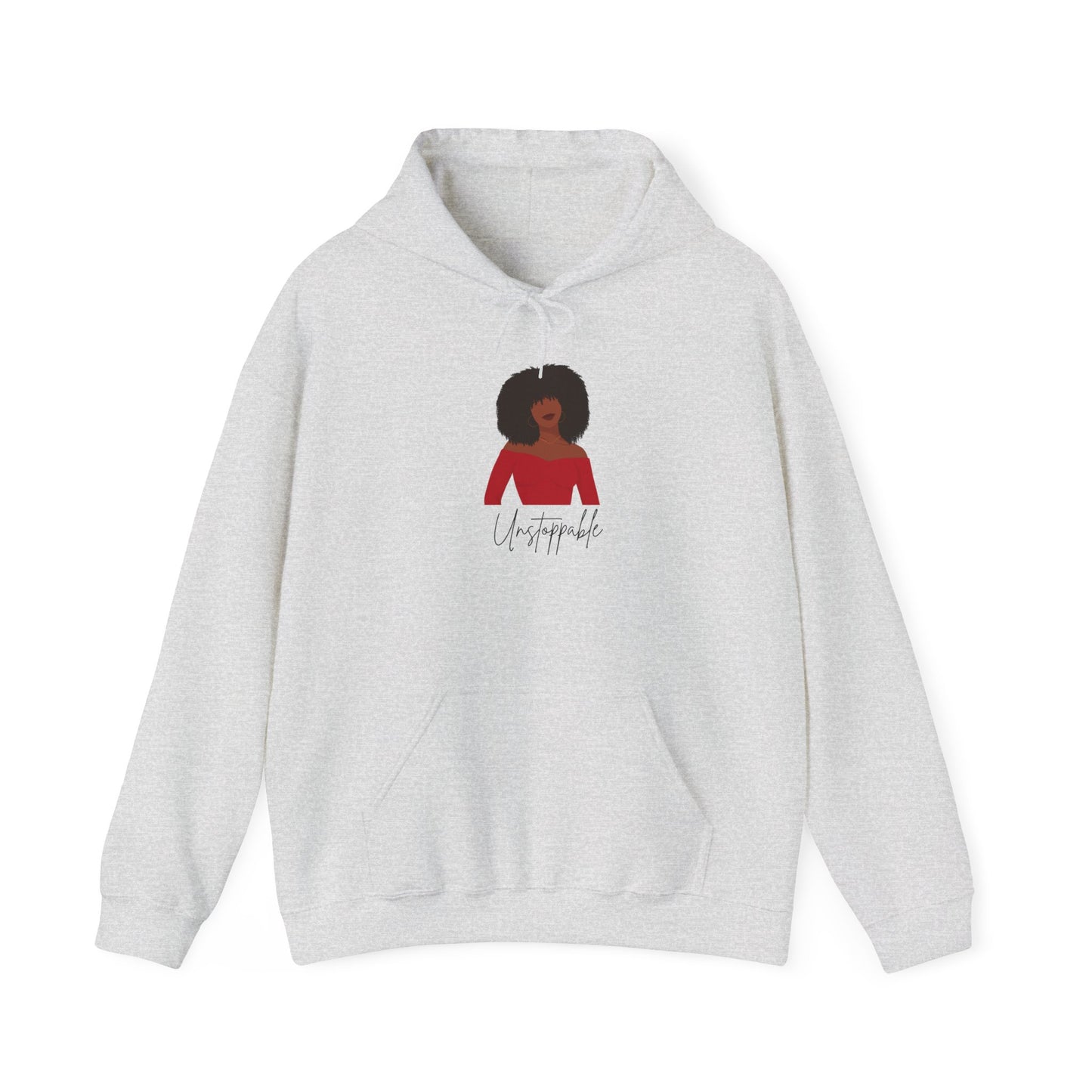 Unstoppable Sweater Pullover Empowering Unisex Heavy Blend™ Hoodie - 'Unstoppable' Design for Everyday Comfort