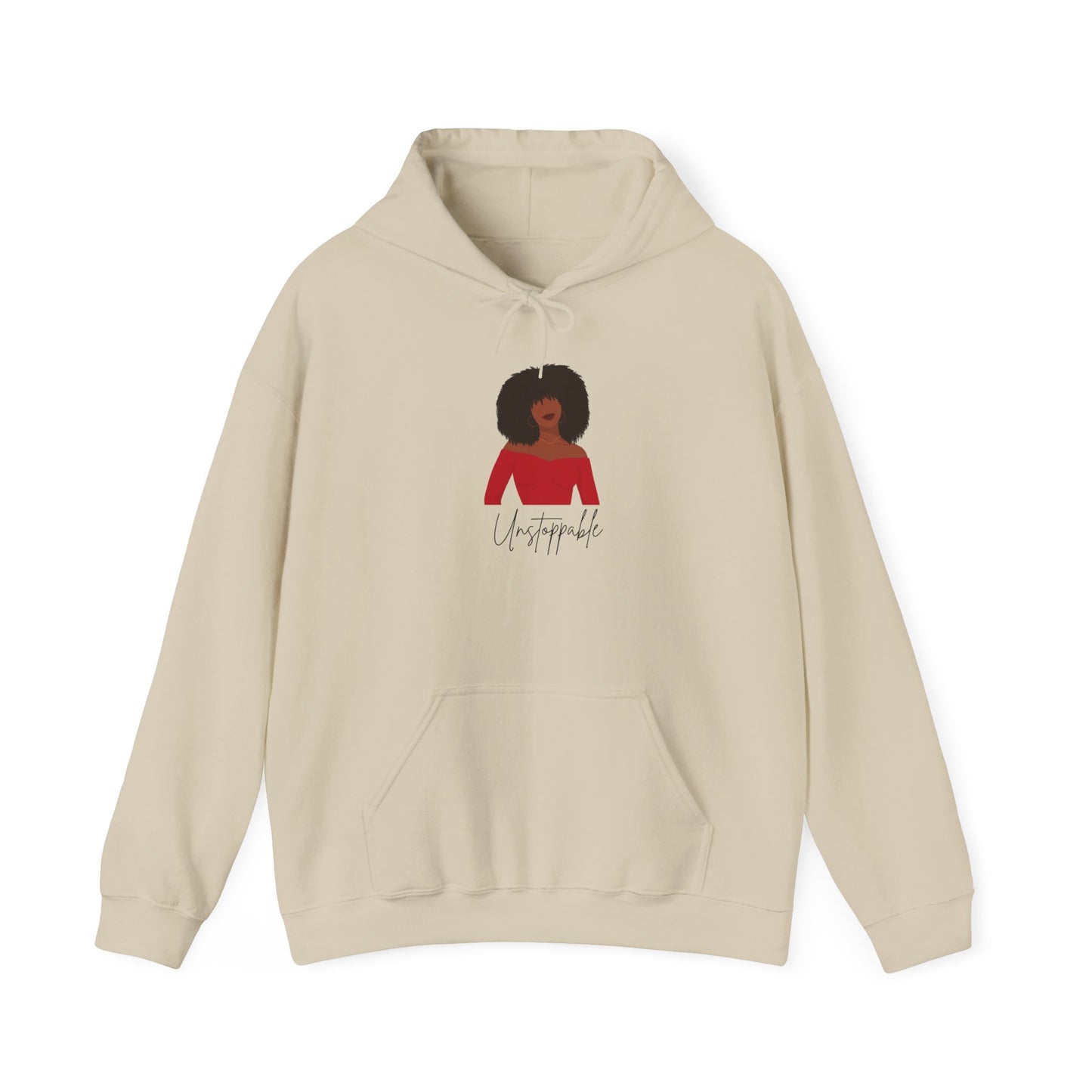 Unstoppable Sweater Pullover Empowering Unisex Heavy Blend™ Hoodie - 'Unstoppable' Design for Everyday Comfort