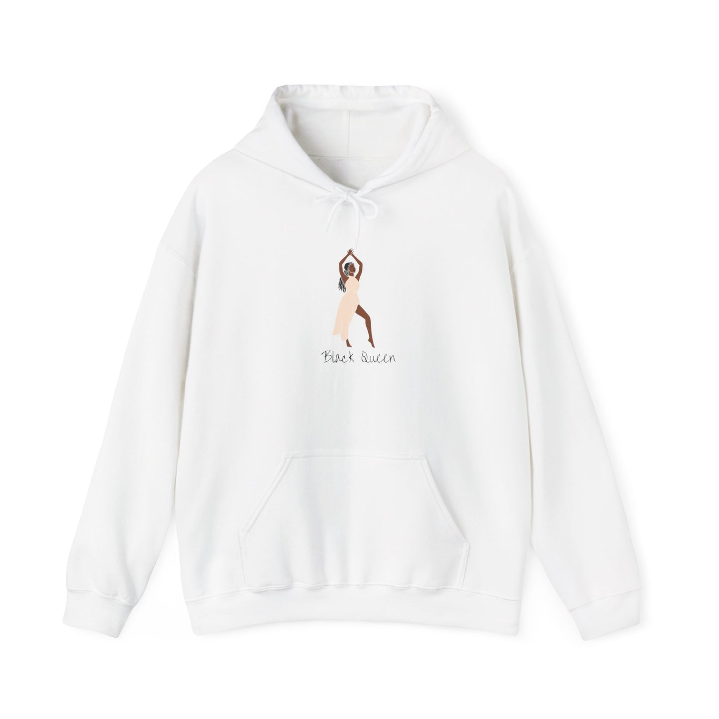Black Queen Hoodie Unisex Heavy Blend™ Hooded Sweatshirt African American Woman Black Girl Black Woman Pullover Sweater