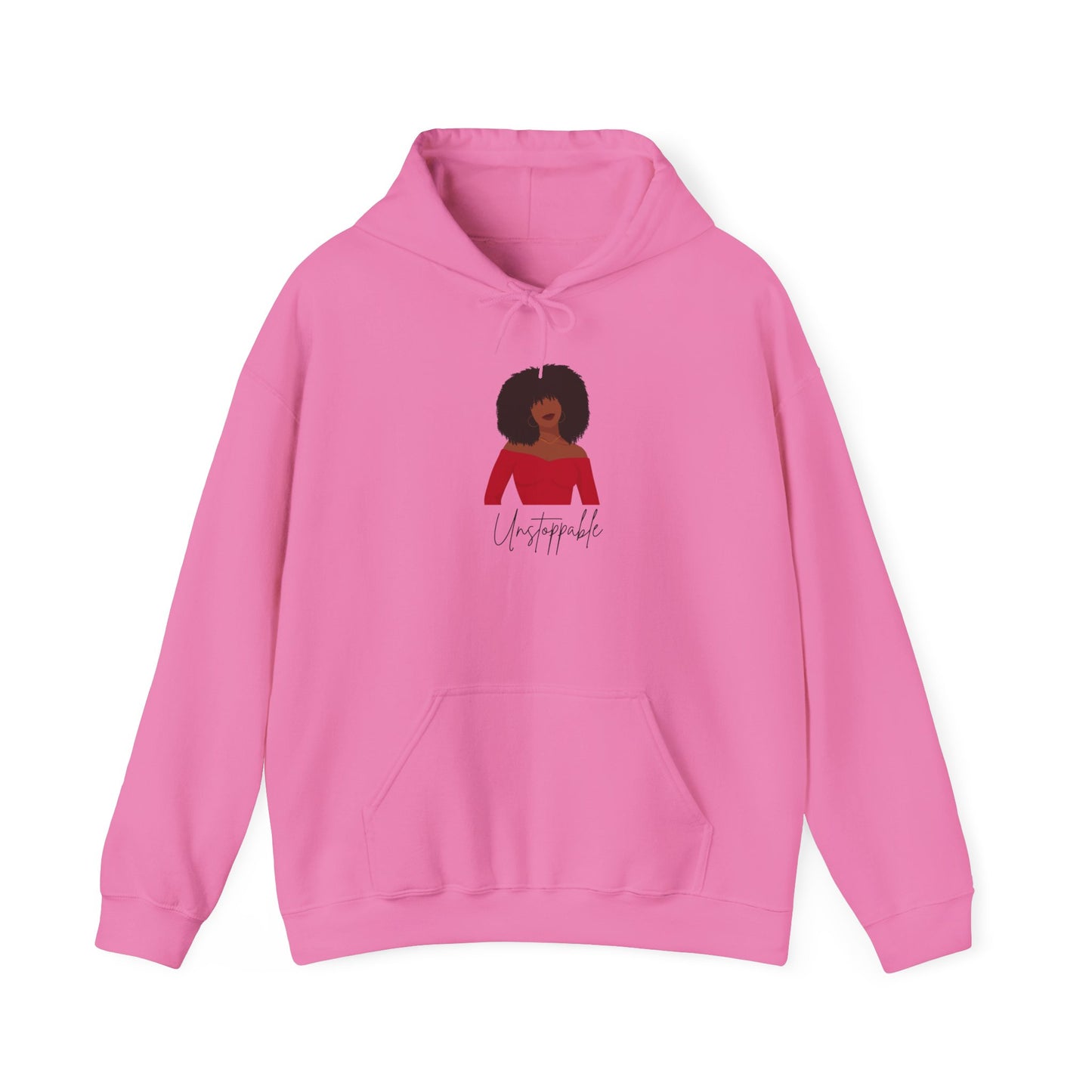 Unstoppable Sweater Pullover Empowering Unisex Heavy Blend™ Hoodie - 'Unstoppable' Design for Everyday Comfort