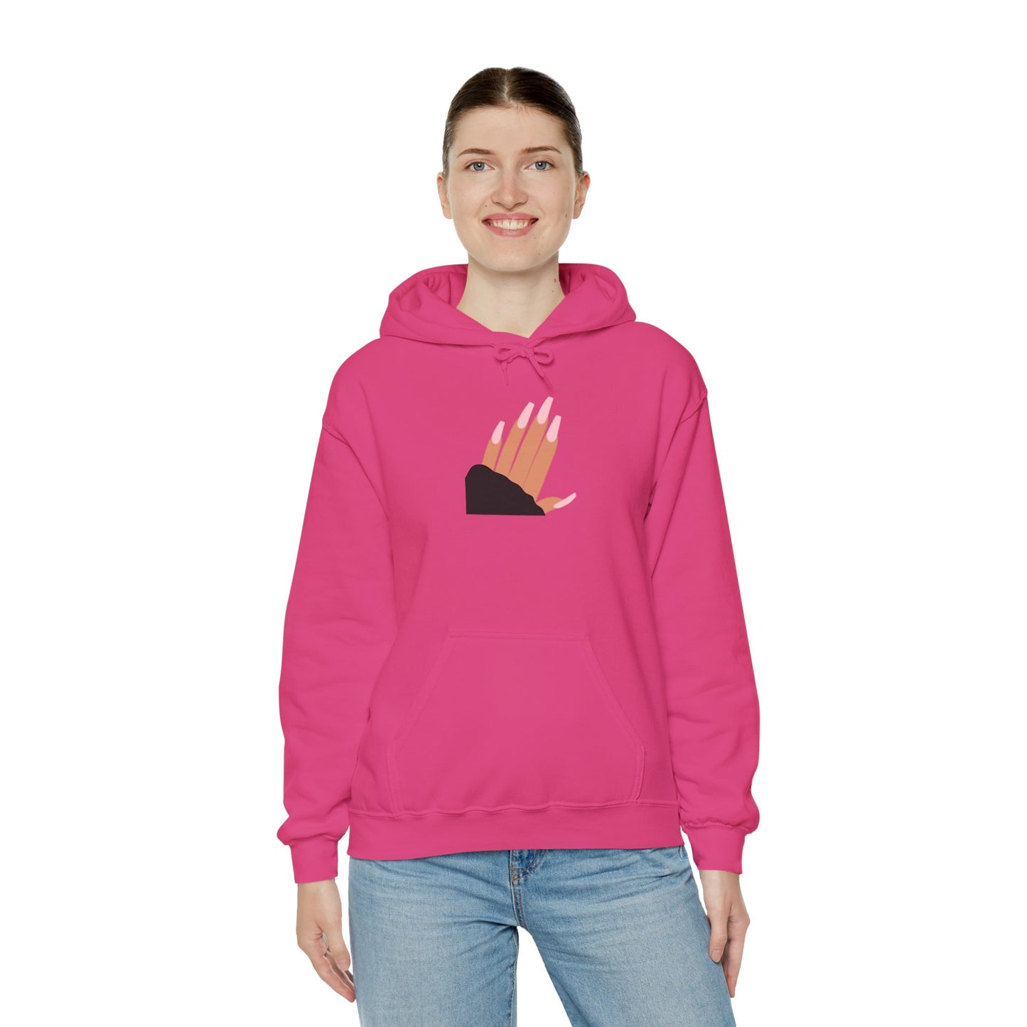 Chic Nail Art Unisex Hoodie - Cozy Sweatshirt Pullover Sweater