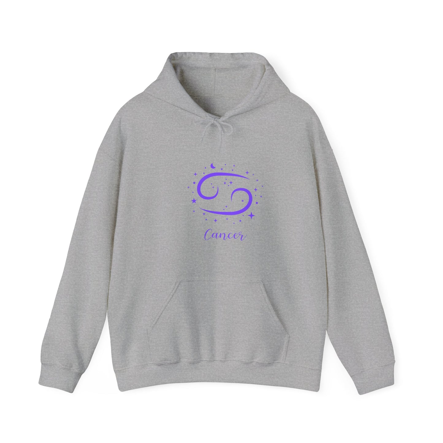 Cancer Zodiac Unisex Heavy Blend Hooded Sweatshirt Astrology June July August Birthday Pullover Hoodie Sweater