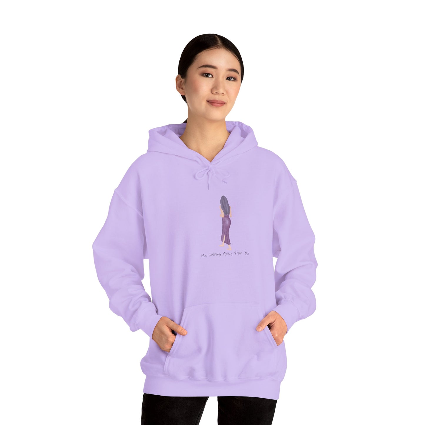Me Walking Away From BS Unisex Hoodie Sweater Pullover Sweatshirt