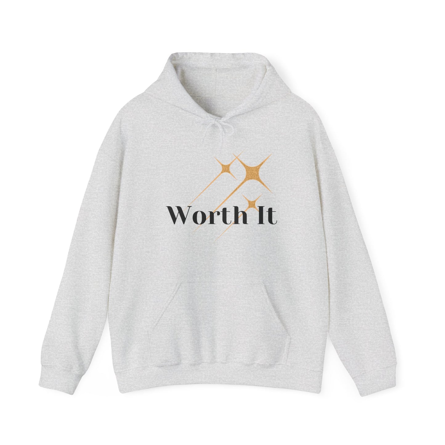 Worth It Unisex Heavy Blend™ Hooded Sweatshirt Self Love Confident Self Confidence Baddie Catch Siren