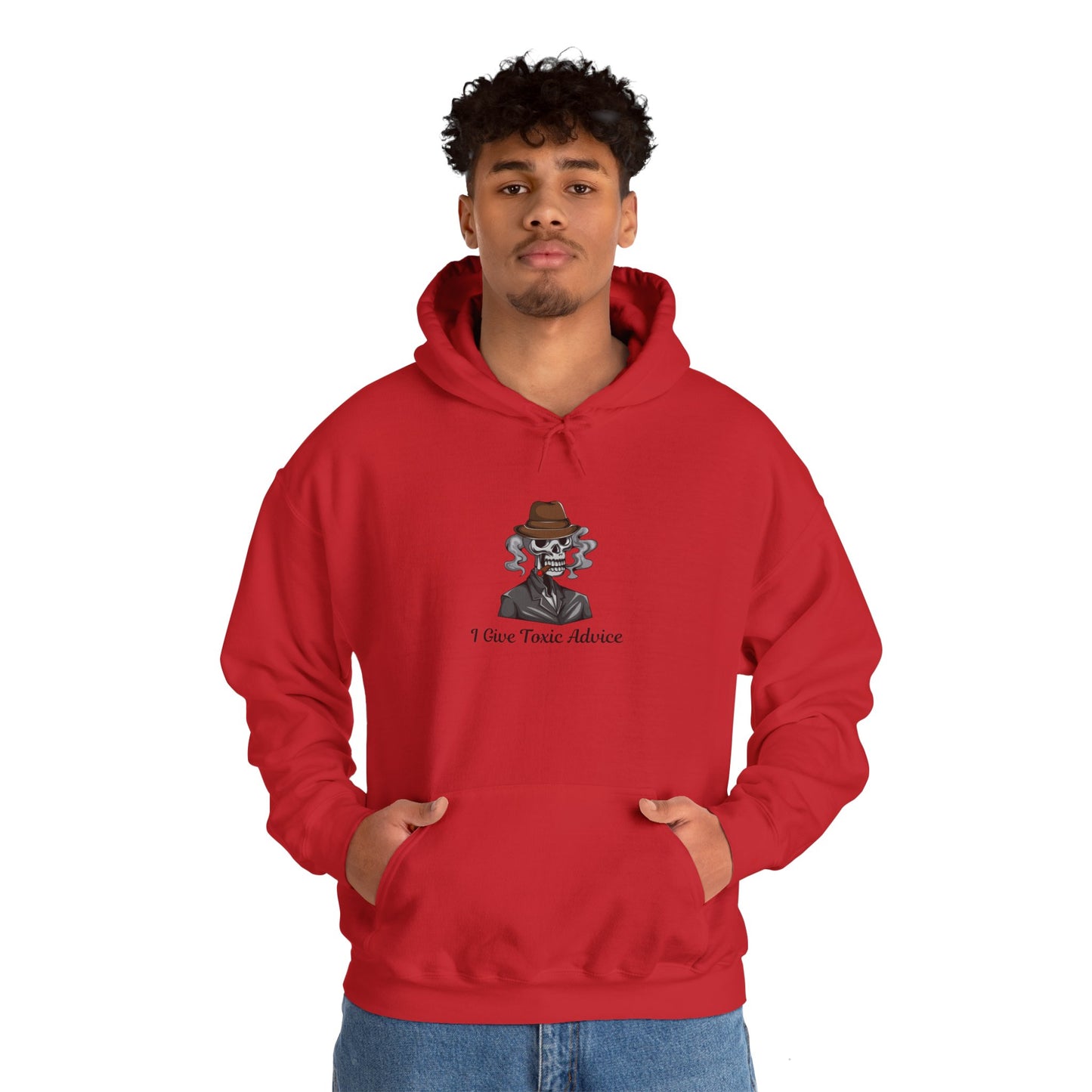 I Give Toxic Advice Unisex Hoodie - Stylish Heavy Blend Sweatshirt for Humor Lovers Toxic Bad Boy Bad Girl Evil Pullover Sweater