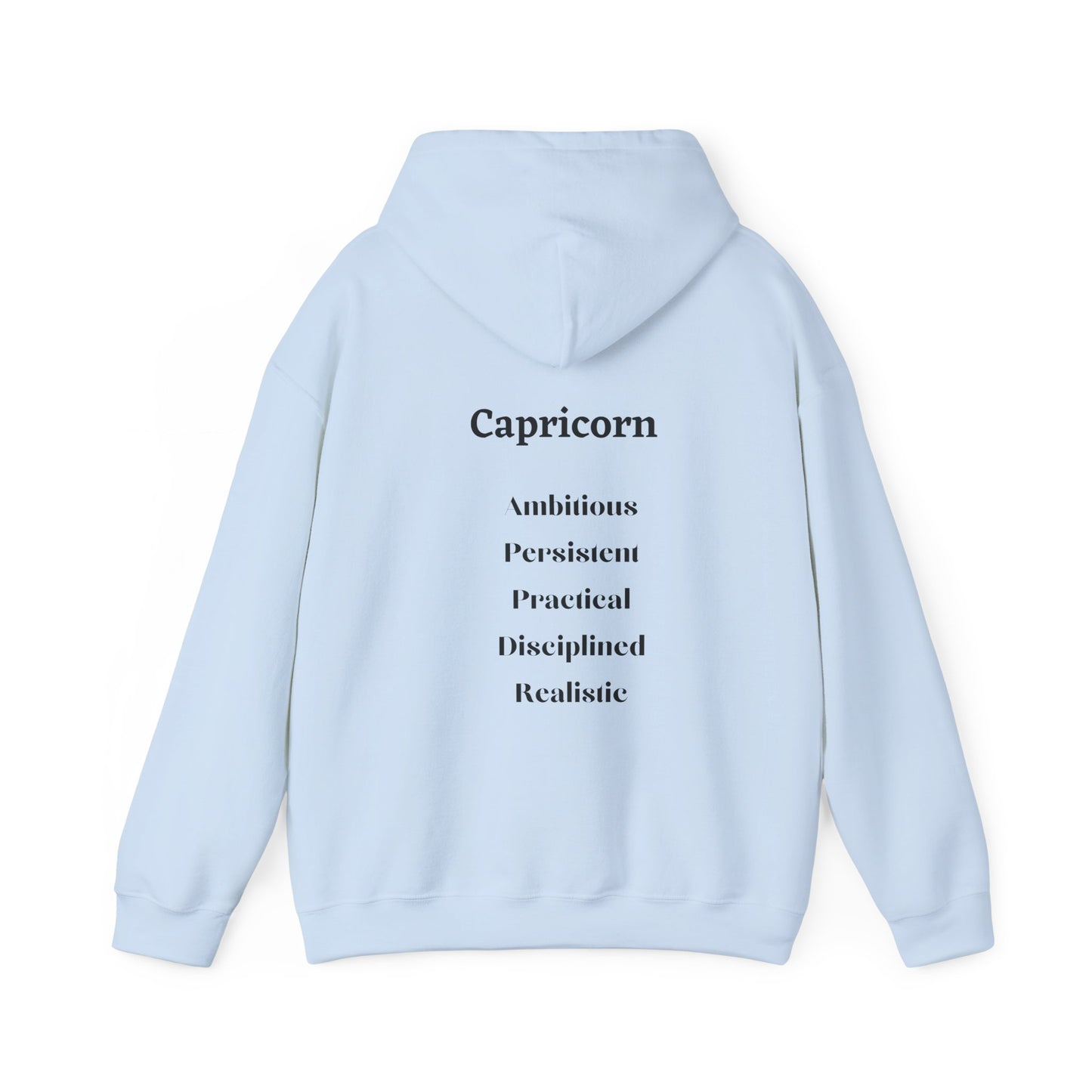 Capricorn Zodiac Astrology With Traits Unisex Heavy Blend Hooded Sweatshirt Pullover Hoodie Sweater