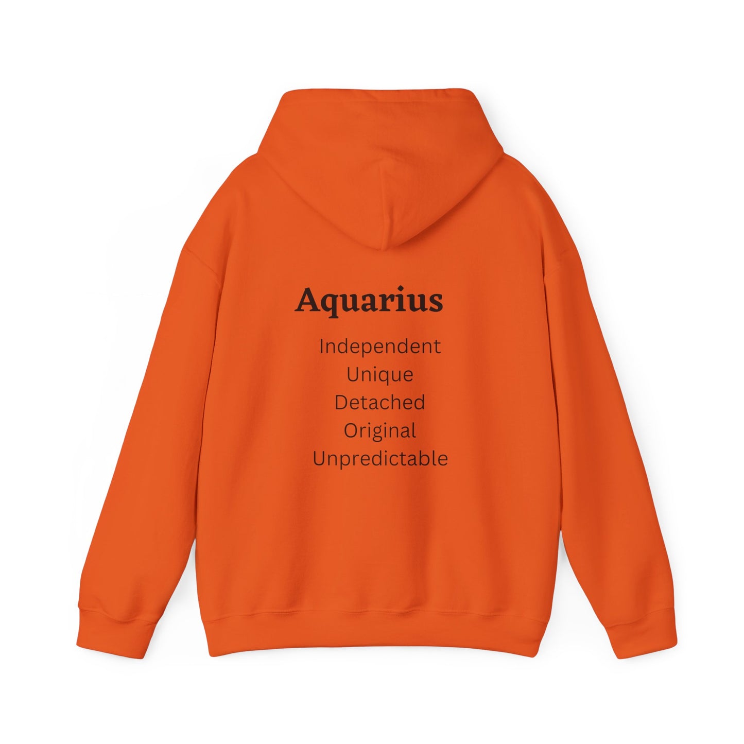 Aquarius Zodiac Astrology With Traits Unisex Heavy Blend Hooded Sweatshirt Zodiac Shirt Astrology Shirt Pullover Hoodie