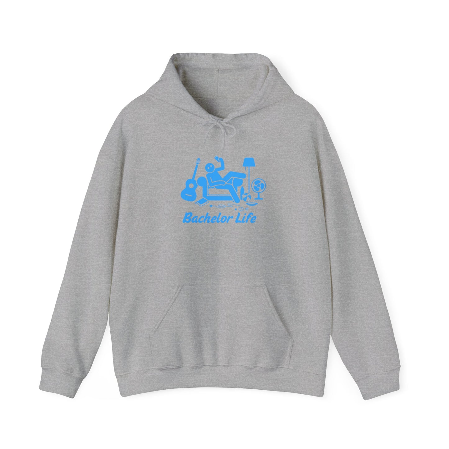 Bachelor Life Hoodie Sweater Pullover Single Man Hooded Sweatshirt Comfy Unisex Sweatshirt