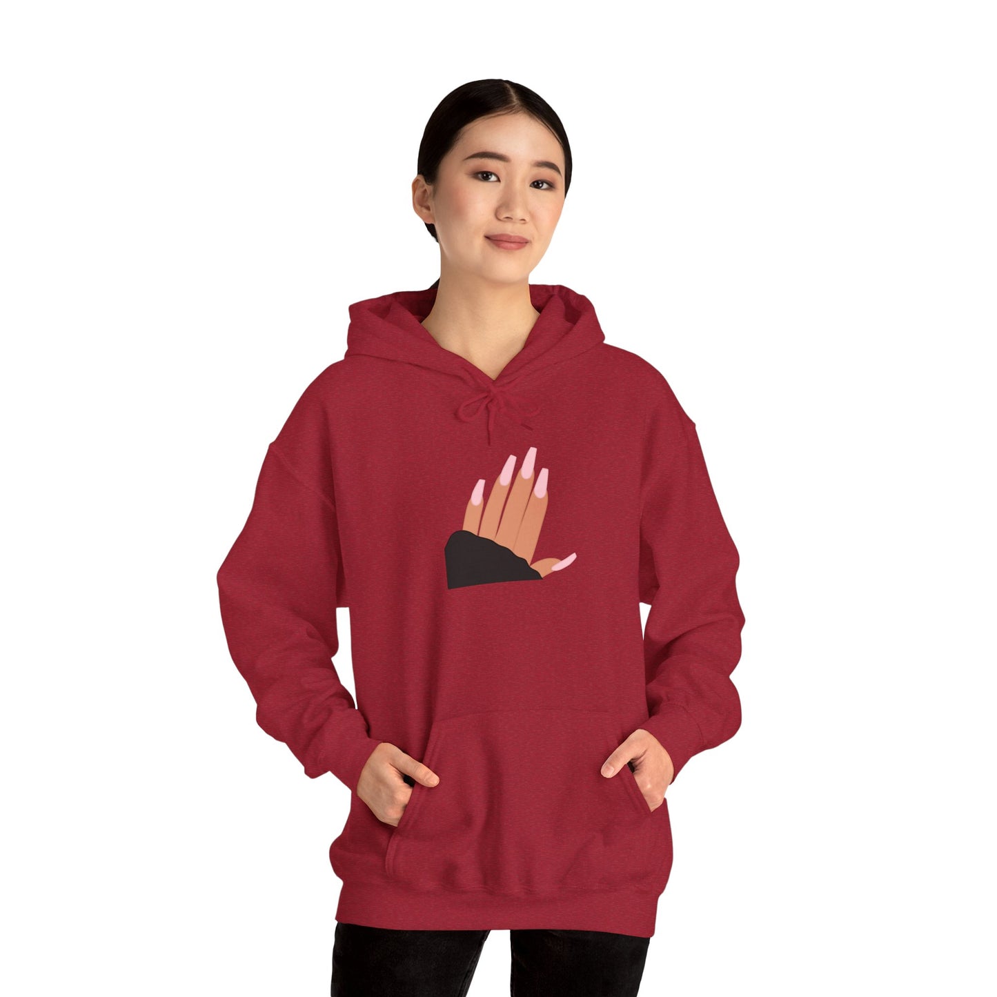 Chic Nail Art Unisex Hoodie - Cozy Sweatshirt Pullover Sweater