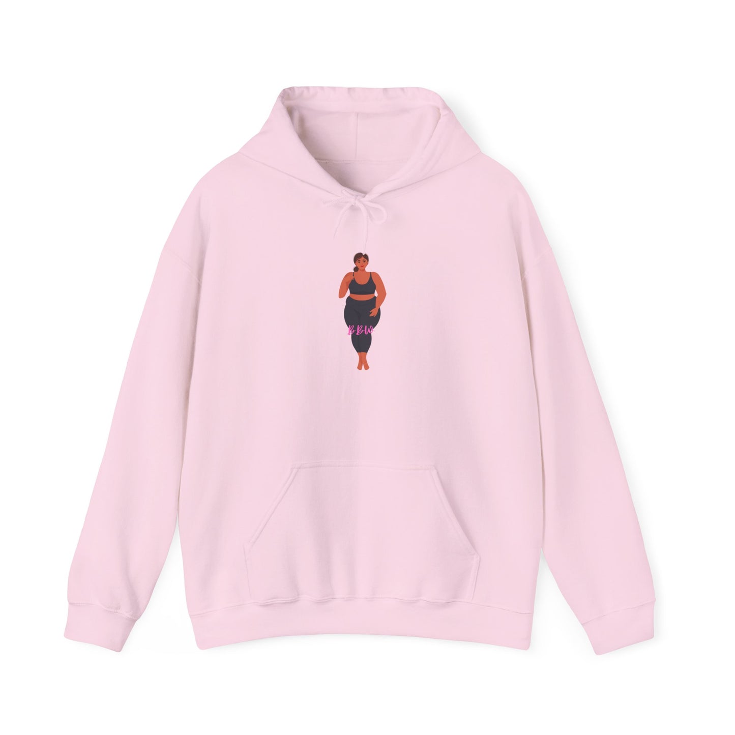 BBW Hoodie Unisex Heavy Blend Hooded Sweatshirt Plus Size Sweater Pullover