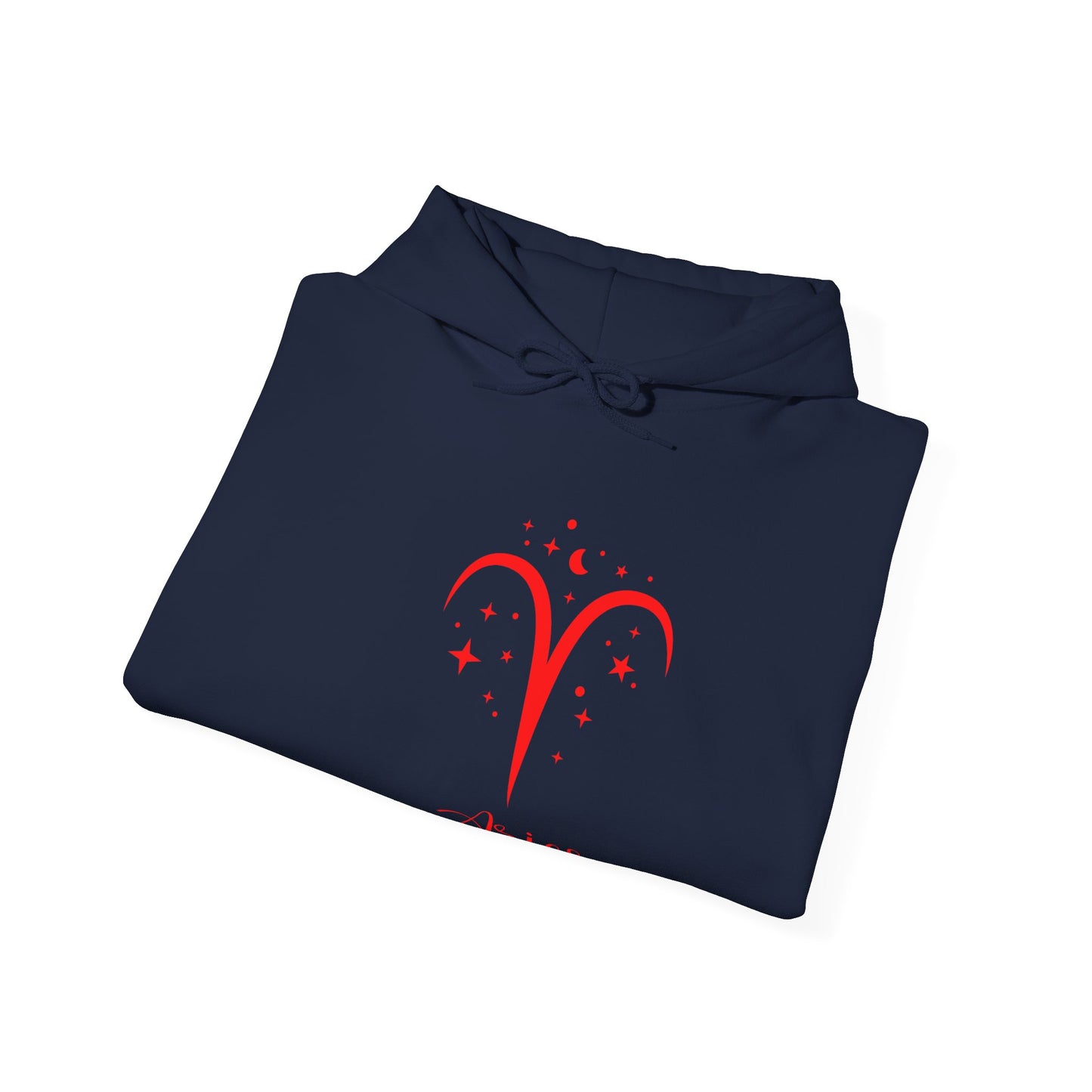 Aries Zodiac Sign Unisex Heavy Blend Hooded Sweatshirt