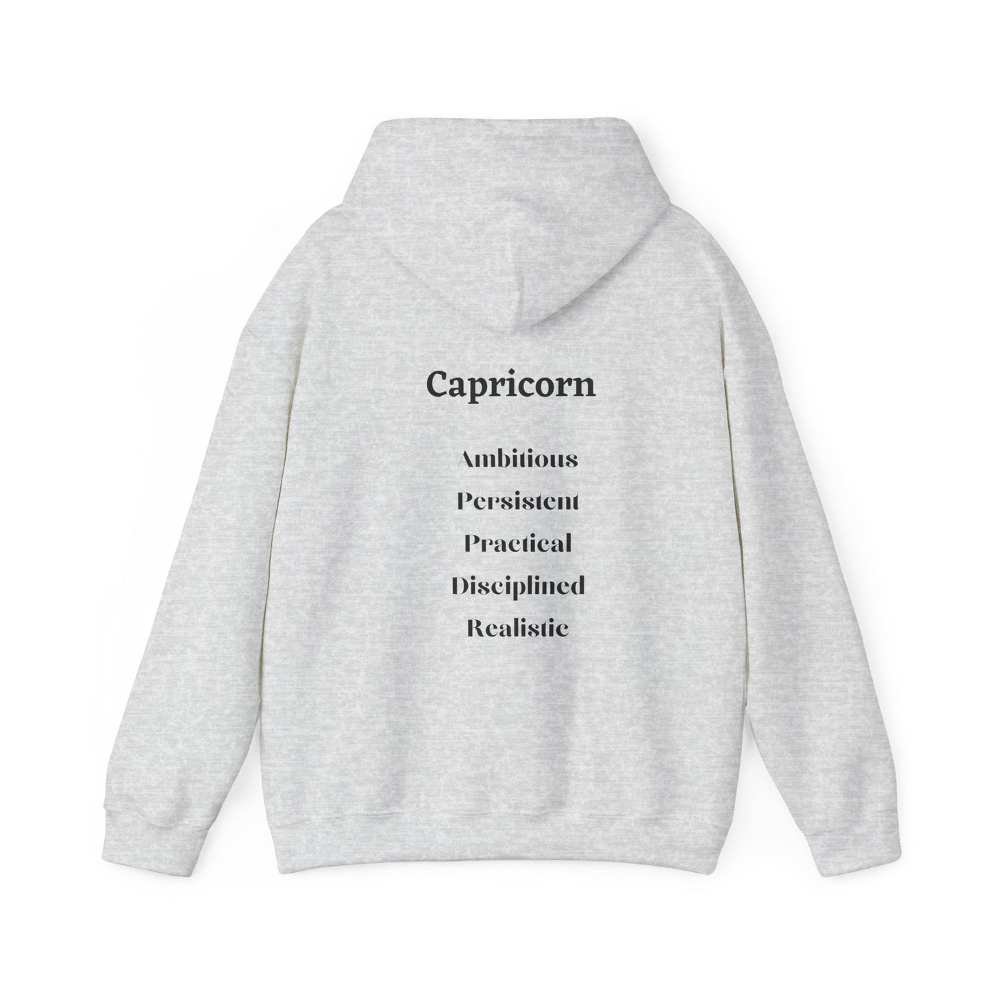 Capricorn Zodiac Astrology With Traits Unisex Heavy Blend Hooded Sweatshirt Pullover Hoodie Sweater