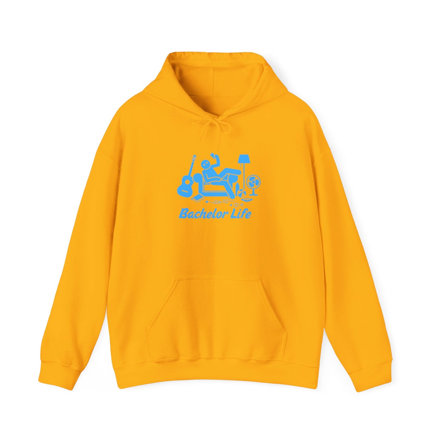 Bachelor Life Hoodie Sweater Pullover Single Man Hooded Sweatshirt Comfy Unisex Sweatshirt