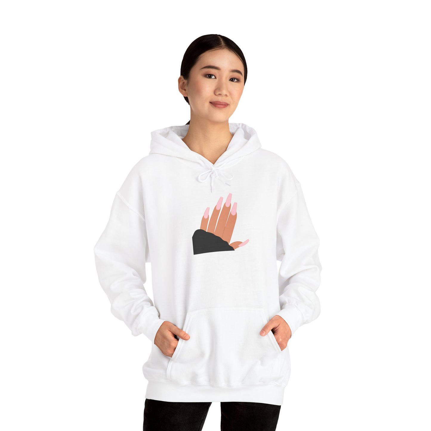 Chic Nail Art Unisex Hoodie - Cozy Sweatshirt Pullover Sweater