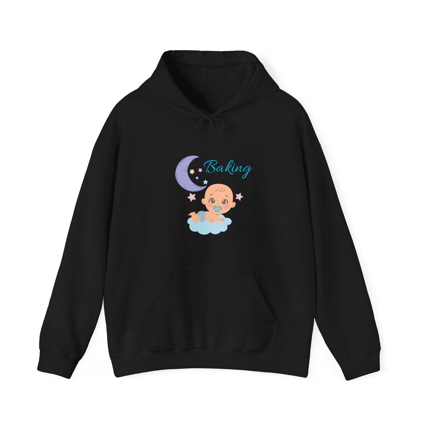 Baking Unisex Heavy Blend Hooded Sweatshirt Pregnancy Pullover Sweater Pregnancy Announcement Baby Bump
