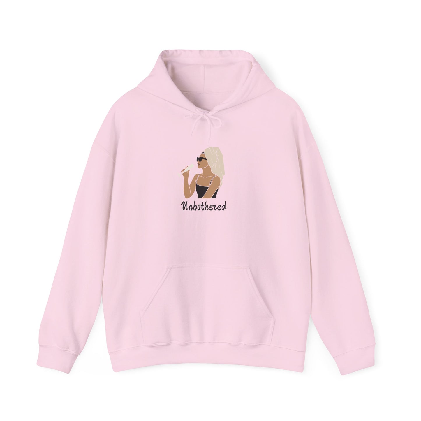 Unbothered Unisex Heavy Blend™ Hooded Sweatshirt Hoodie Pullover Confident Sexy Goddess Don't Care Sweater