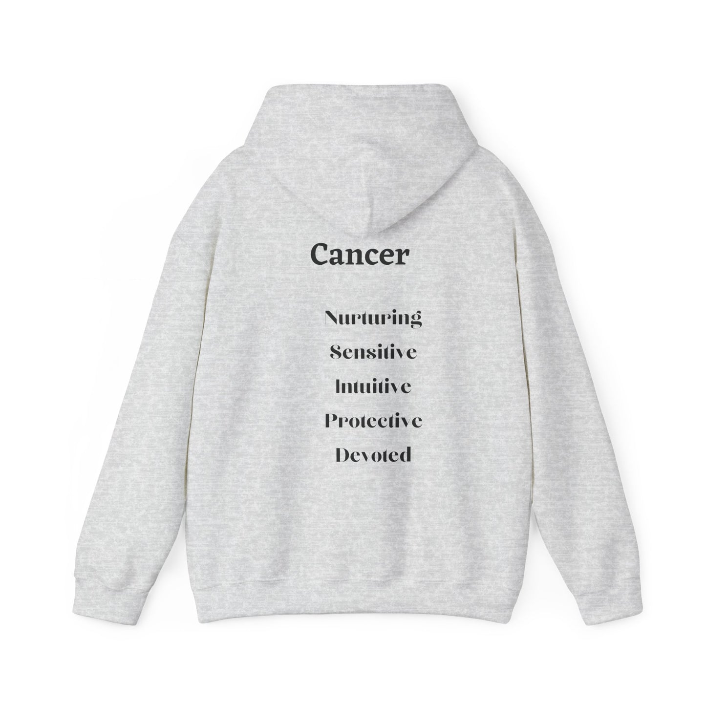Cancer Zodiac Astrology With Traits Unisex Heavy Blend Hooded Sweatshirt Birth Chart Birth Stone