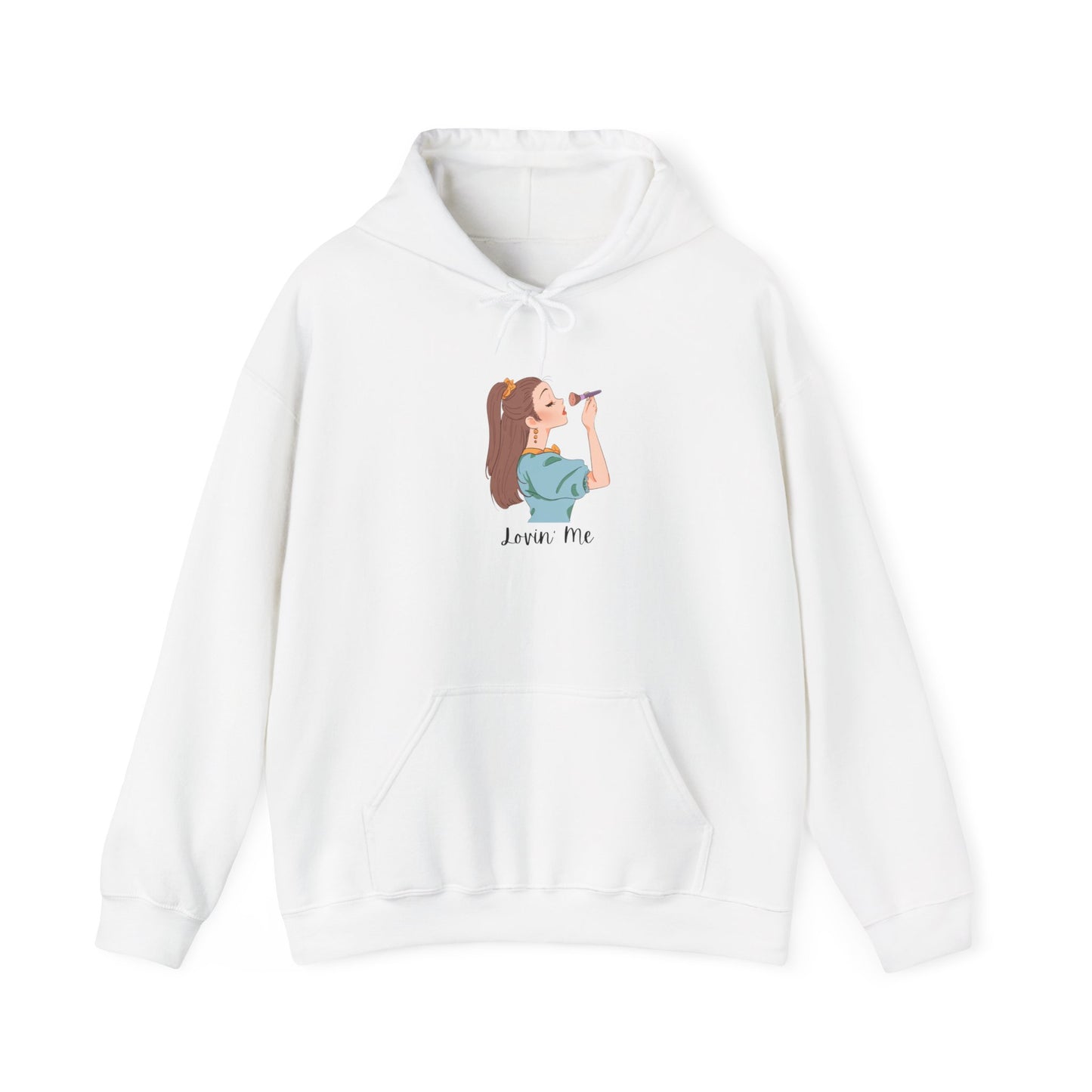 Loving Me Hooded Sweatshirt - Unisex Heavy Blend Sweater Pullover Winter Clothes