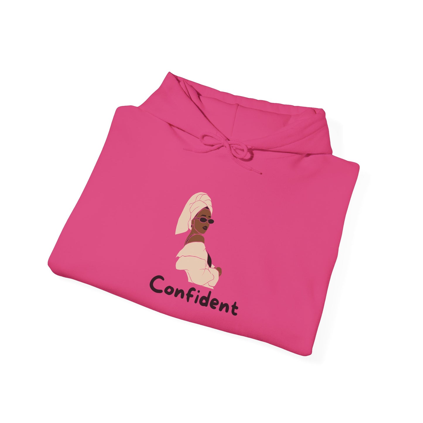 Confident Unisex Hooded Sweatshirt Sweater Pullover Hoodie